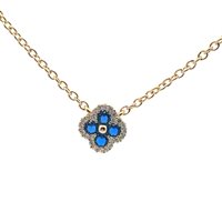 Necklace Ultima Edizione Woman tiffany in Silver CAO4639-BLU-GIALLO - CAO4639-BLU-GIALLO